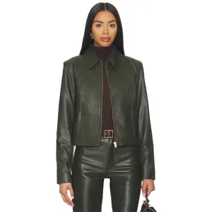 LAMARQUE Oceana Jacket in Dark Olive