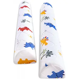 An 2-Pack Premium Foam Bed Bumpers for Toddler, Non-Slip Bed Rails for Toddlers for Twin, Queen, King Beds, Machine Washable Bumpers Cover for Easy Care(Size: 52" x 7" x 5")