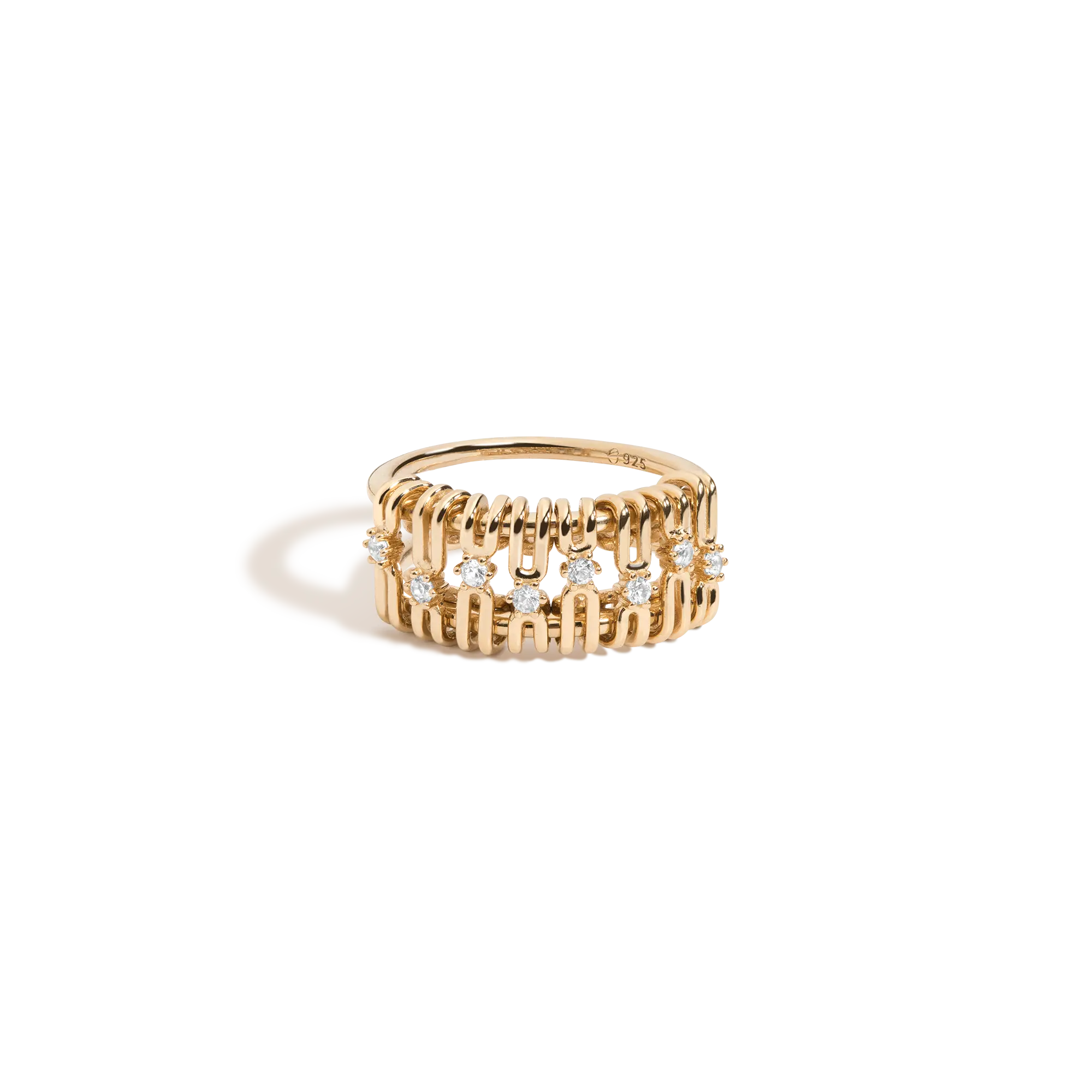 Aurate x Frye: Kinetic Spur Ring