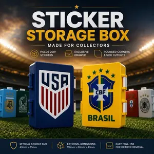 You finally found the perfect box for your soccer stickers Premium