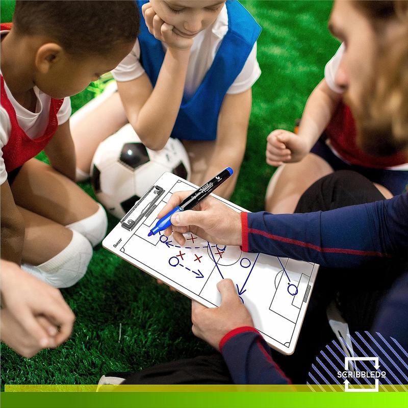 Soccer Dry Erase Clipboard 15"x9"