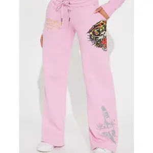 Ed Hardy Tiger Roar Pant - Pink