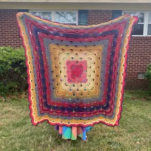 Boho Bliss Handmade Crochet Blanket