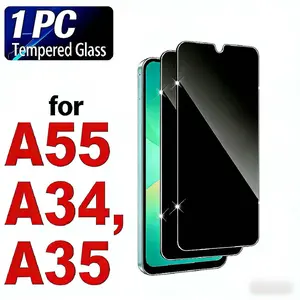 Privacy Tempered Glass Screen Protector Suitable for Samsung Galaxy A34 A35 A55 1PC Anti-Spy Screen Guard