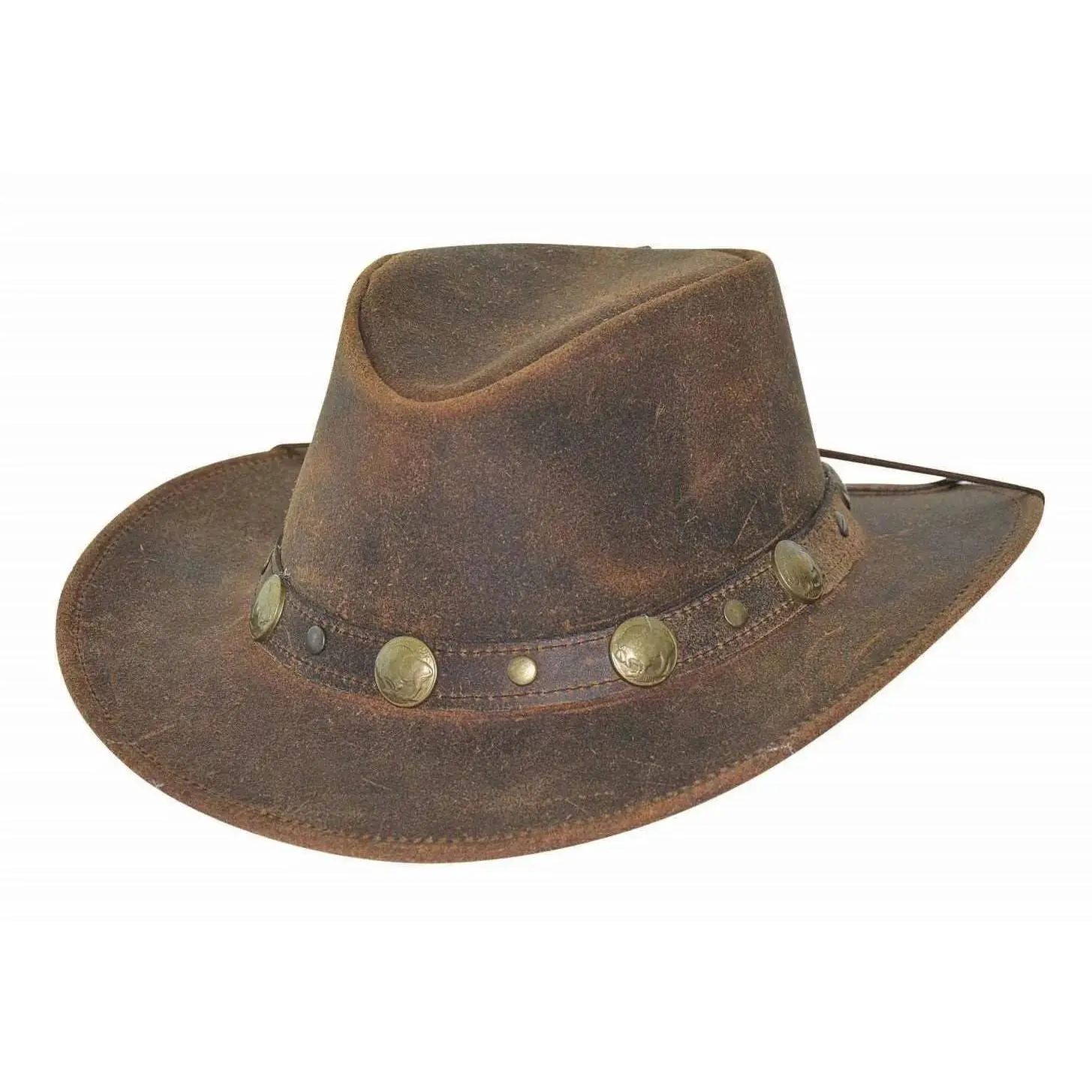 Bullhide Crackled - Leather Australian Hat