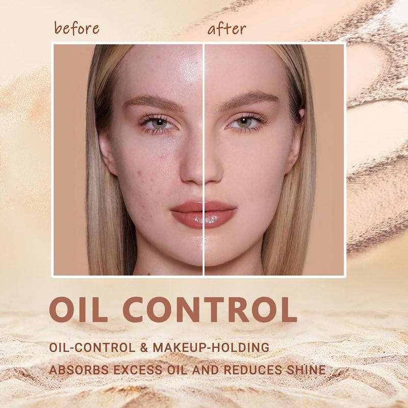 Setting Powder Compact Foundation Powder Blurring Setting Highlighter Makeup