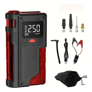 Portable Car Starter with Air Compressor,Car Battery Starter with 150PSI Digital Tire Filler,Portable Car Jump Starter