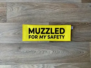 Muzzled For My Safety Leash Sleeve