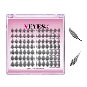 VEYES INC Birdie Premade Volume Fans Eyelash Extensions Veyelash 0.04mm Thickness Laser Cutting Ultra-lightweight Professional Use Only