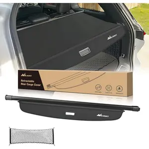 Nilight Trunk Cargo Cover for Jeep Grand Cherokee 2 Row WL 2022 2023 2024, Retractable Security Shade Rear Cargo Cover, with Trunk Storage Net
