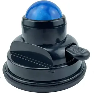 VYBE Massage Ball, Mountable Muscle Massage Roller for Pain Relief, Suction Cup Self Back Massager Roller and Trigger Point Massager to Relieve Muscle Knots, Hands-Free