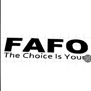 FAFO Car Decal