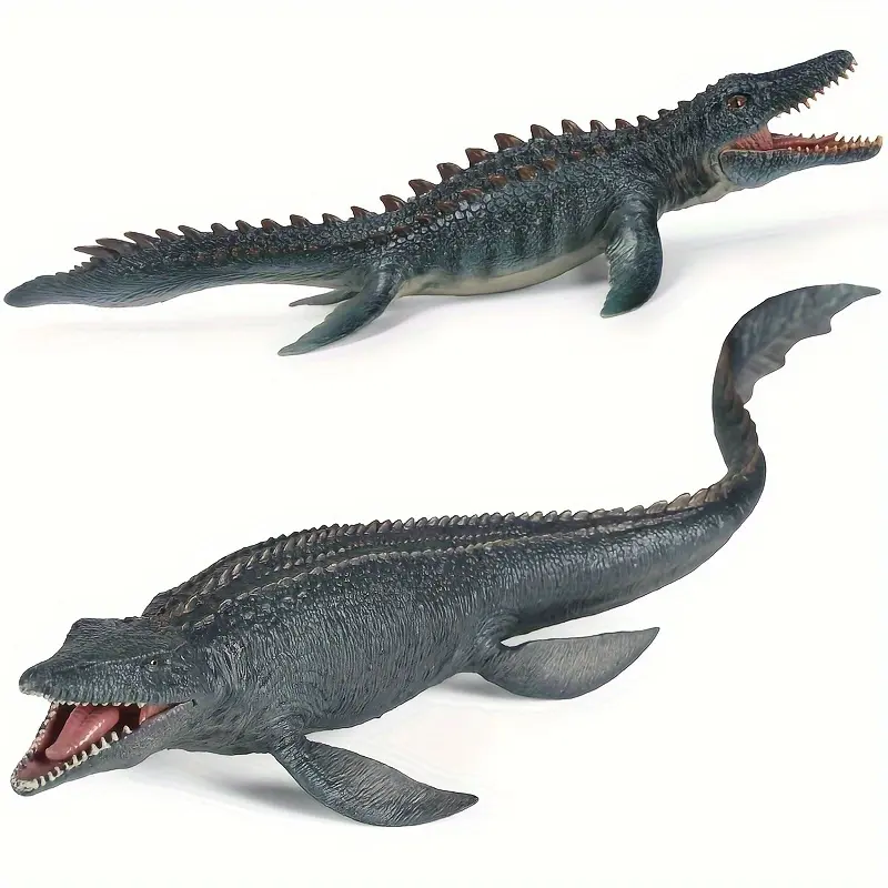 Large Realistic Mosasaurus Plastic Figurine, Hand-Painted Deep Sea Monster Dinosaur Model, Home Decor Statue, Kids Birthday Party Favors, Holiday Gift, House Decoration