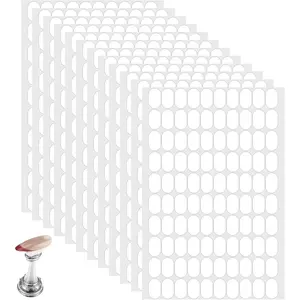 1200 Pcs Double Sided Nail Sticky Tack Clear Nails Stand Sticky Tabs No Trace Poster Stickers for Festival Decoration Sticky Dot