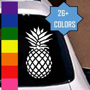 Pineapple Vinyl Decal Sticker, Car Truck Camper Decor