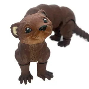14in Long Flexible Articulating Ferret | Collectible Ferret Figure