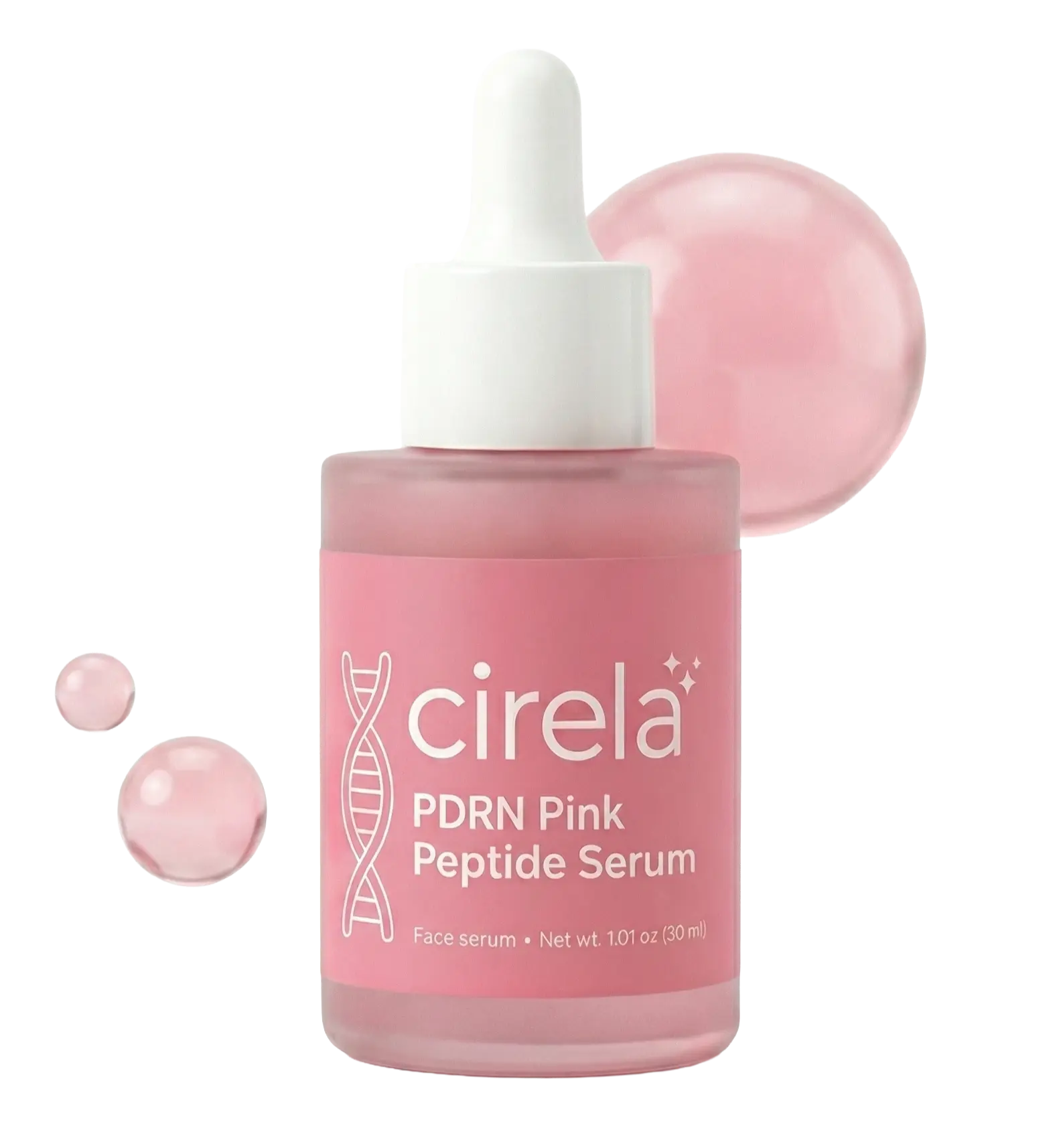 [Cirela] PDRN Pink Peptide Serum | Pink Glow SerumㅣSalmon DNA, Salmon PDRN, Peptides, Uneven Skintone, Glowy skin, Kbeauty, Korean Skincare
