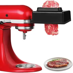 Meat Tenderizer Attachment for Kitchenaid, Updated Stainless Steel Gear Meat Tenderizer Machine, Compatible with All  and  Home Stand Mixers, for Tenderizing Beef/Pork/Lamb/Venison