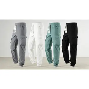 Multi-pack Men's Velour sweatpants Relaxed Fit Comfortable & Flexible Casual Pants Smooth fabric Multi-Pocket & Adjustable Drawstring Waist Durable, Abrasion-Resistant Fabric，Ideal for Outdoor Work, Hiking, Running Daily Casual Wear Perfect for all season