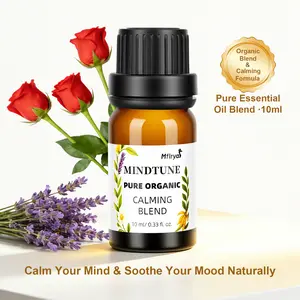 Pure Organic Calming Blend 10ml Essential Oil for Sound & Aroma Rituals with Tuning Forks Calm Your Mind Soothe Your Mood Naturally