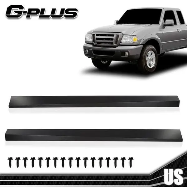 G-PLUS New Replacement Rocker Panel Cover Kit, Car Truck Protector, Fit for 1993-2011 Ford Ranger Extended Cab, Car Protector