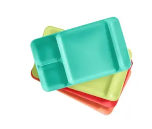 Dining Trays | Colorful Serving | Set of Four