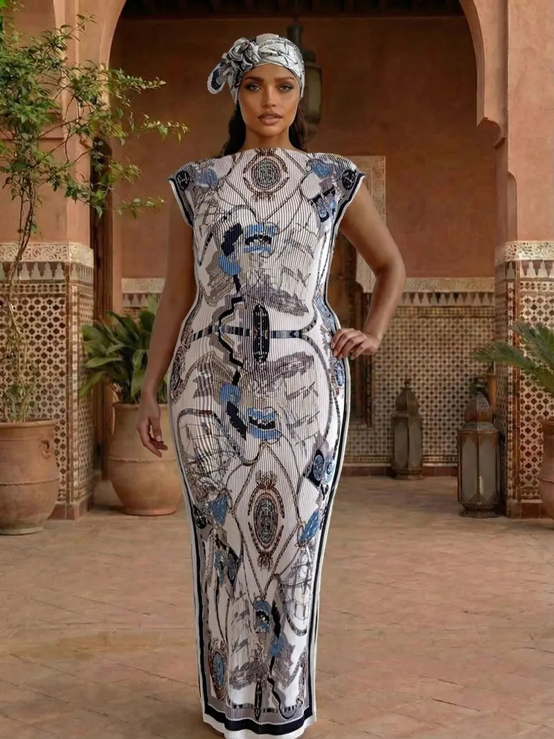 maxi dress for women modest Satin Maxi Dress