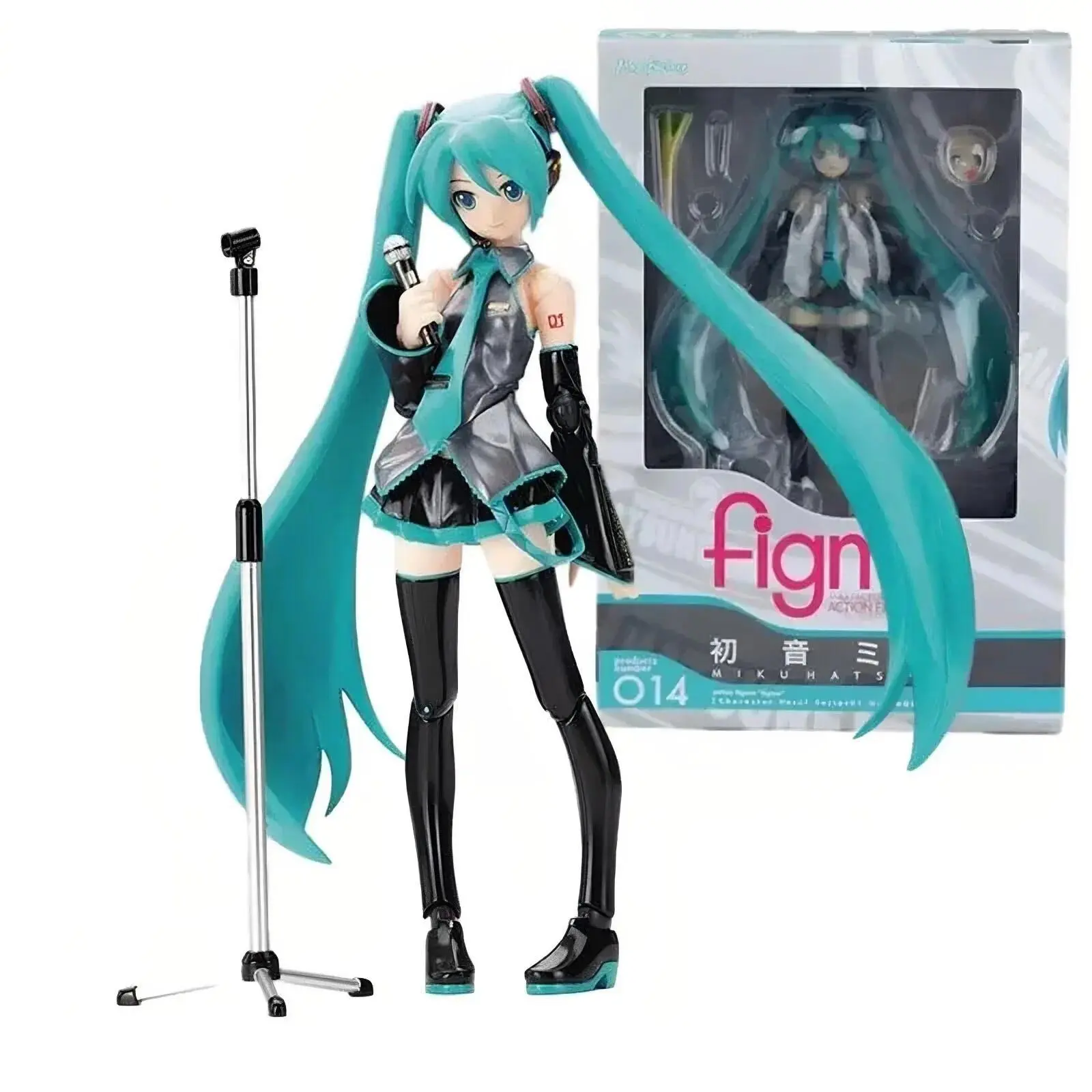Hatsune Miku 2026 New Anime Girl Figure 014 Virtual Singer Miku Joint Movable Model Statue Toys