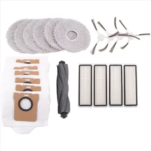 For Dreame L10S Ultra/ L10 Robot Vacuum Cleaners Main Side Brushes HEPA Filters Mop Cloth Dust Bags Replacement Parts
