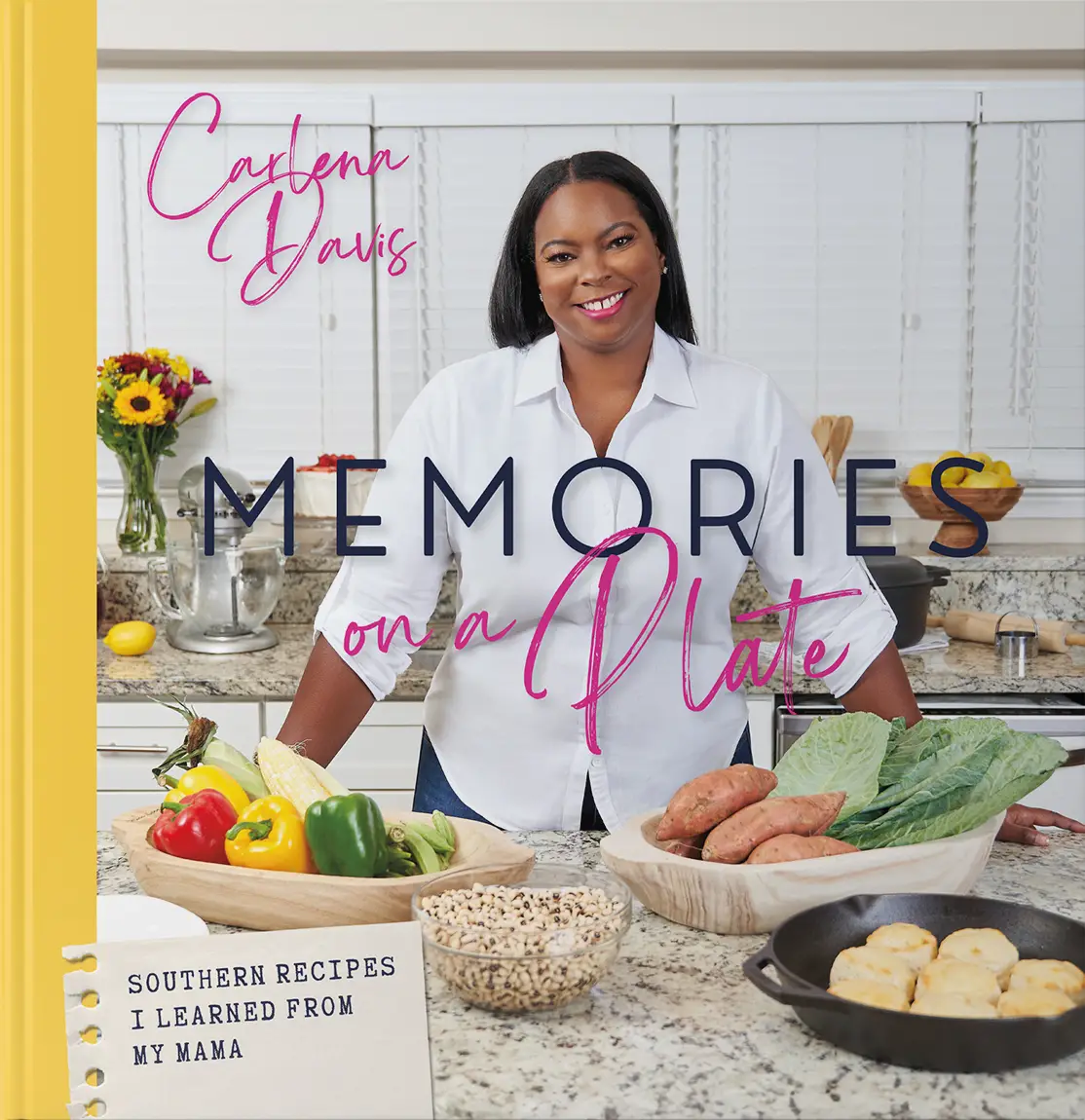 Memories on a Plate - A Cookbook by Carlena Davis - Hardcover