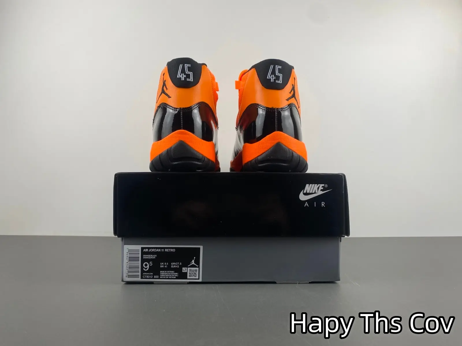 Orange Black Mid Top Athletic Sneakers | Matte Woven Fabric & Gloss Patent Leather Upper | Bright Orange Anti-slip Rubber Sole | Daily Street Outfits & Indoor Basketball Training | Shock Absorbing Midsole Reduces Long-time Sports Foot Fatigue
