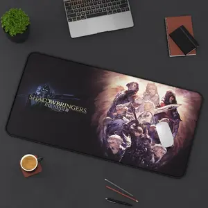 Final Fantasy XIV Shadowbringers Mouse Pad | FFXIV Online Desk Mat | Gift For Gamer | FFXIV Endwalker Mouse Pad | Gift