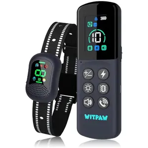 4900 Ft Remote Dog Training Collar, Ip67 Waterproof Rechargeable, 4 Training Modes, Remote Voice Call, Fits All Sizes (10-120 Lbs)