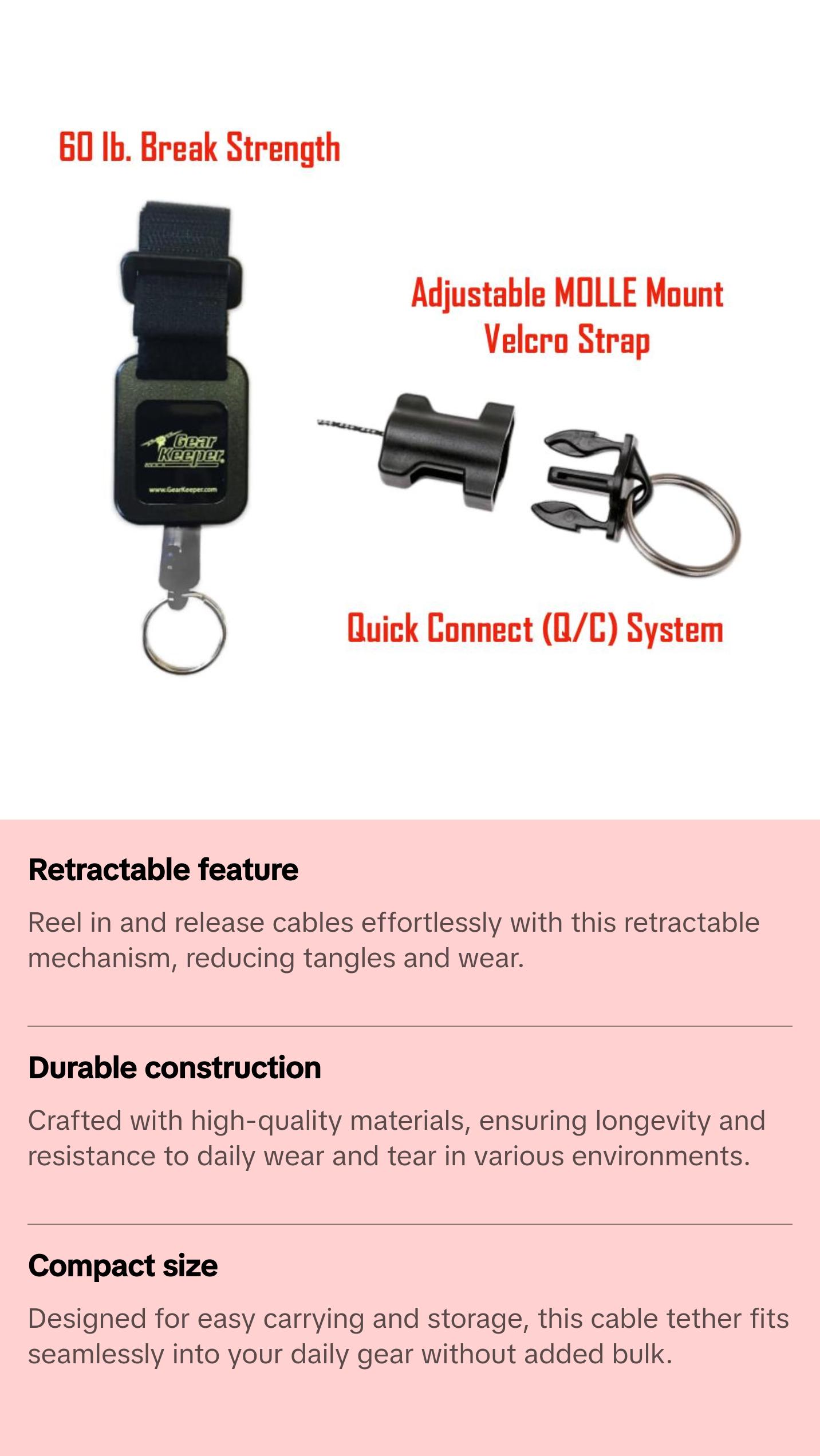 GearKeeper - Retractable Cable Tether
