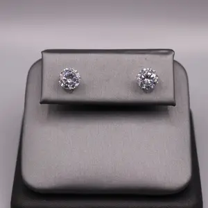 Sterling Silver Earrings - CZ Studs