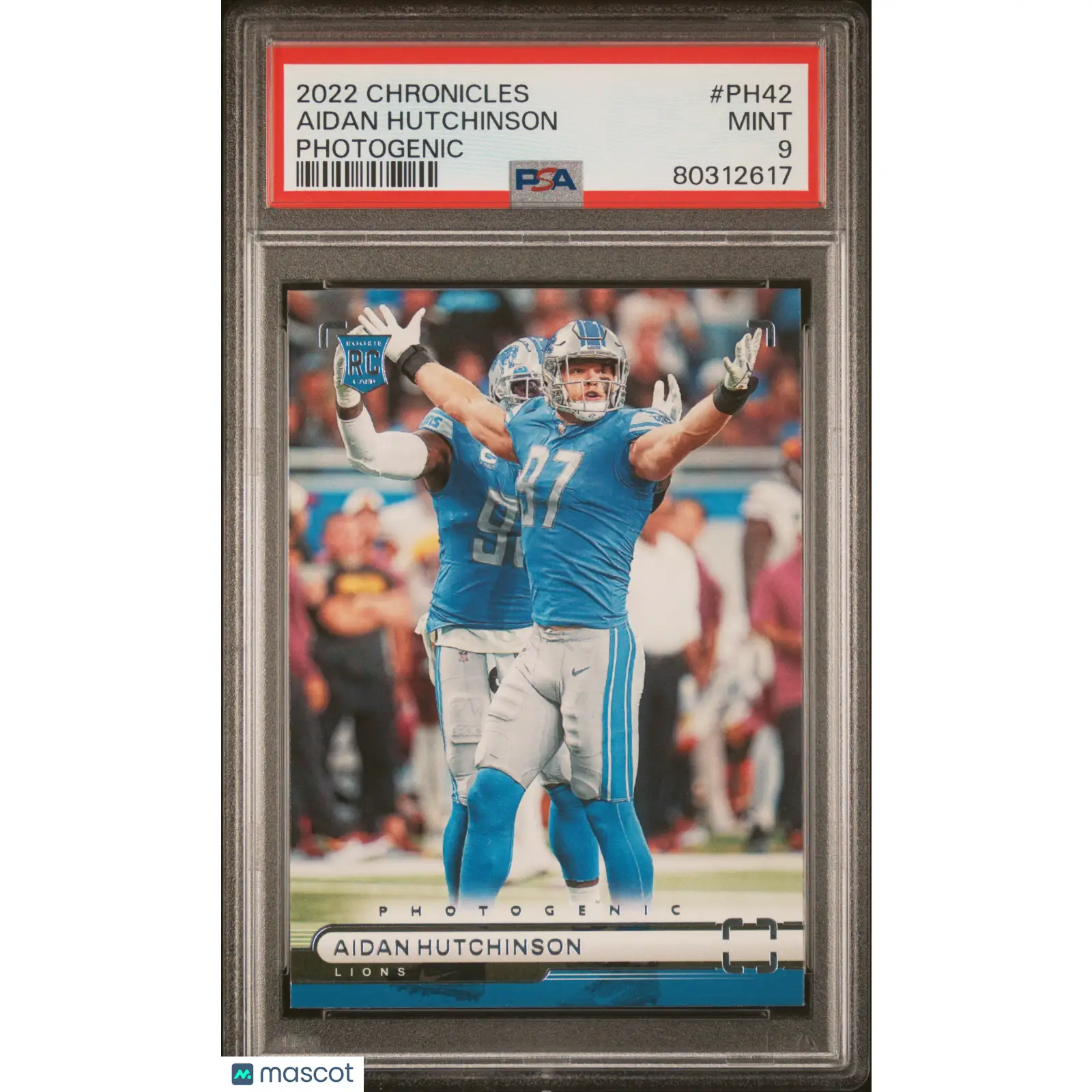 Aidan Hutchinson PSA 2022 Panini Chronicles Photogenic #PH42 9