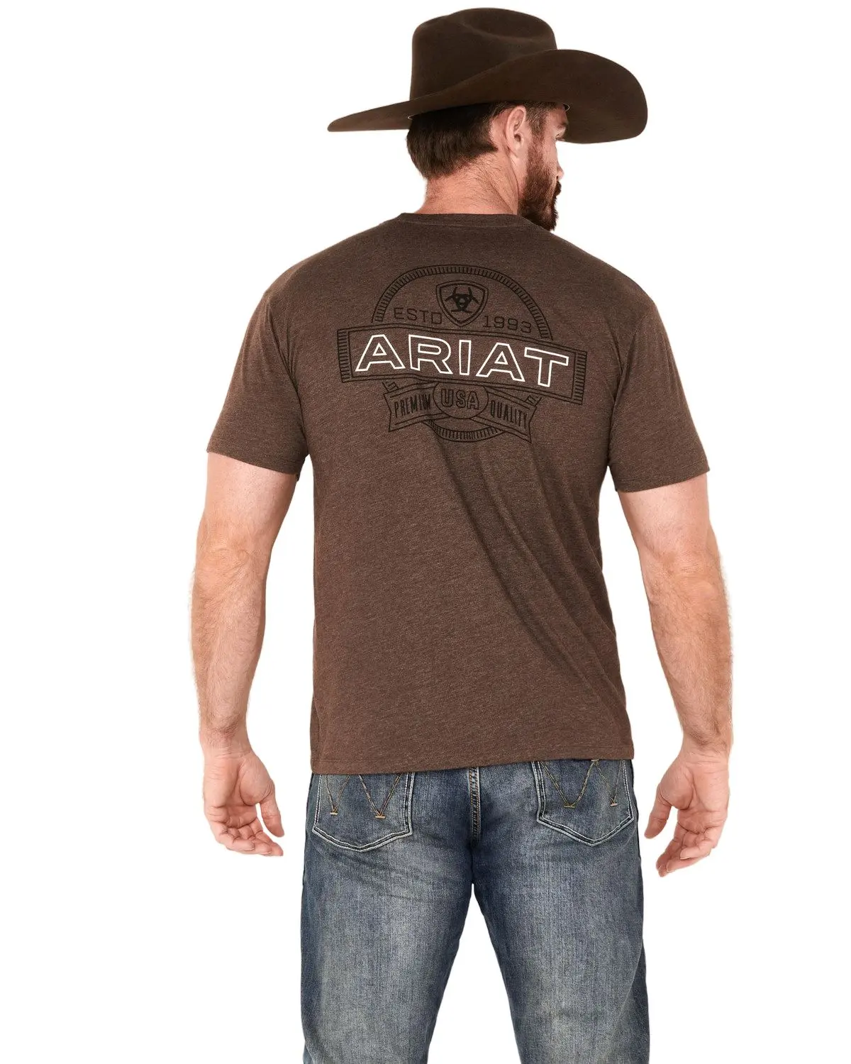 Ariat Men's Men'S Outline Logo Short Sleeve Graphic T-Shirt - 10047893