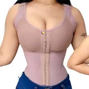 Post Surgery Vest Bra Women Girdle Chaleco for Recovery Comfortable Fit Versatile Use Powernet Material for Daily Wear Medical Grade Compression Breathable Fabric