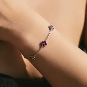 S925 Silver Cute Style Princess Dopamine Color Scheme with Lucky Beaded Accents – Same Design for Couples