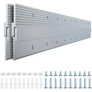 Cleat Hanger-Heavy Duty Picture  Kit for Wall-Support 200lb -  Z Hanger Interlocking Wall Mounting Brackets Hardware for Mirrors, Pictures, Shelf, Frames(41", 2Pair)