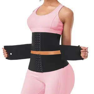 Waist Trainer for Women Corset Shapewear Tummy Control Segmented Waist Cincher Hooks Workout Girdle Hourglass Triple Wrap Waist Belt