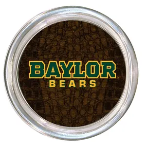 C3103-Baylor Bears on Brown Crock Coaster