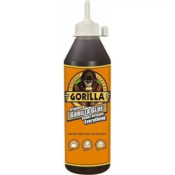 Gorilla Glue All-Purpose Brown Adhesive, 18 oz Bottle, 20 Min Working Time, Model GG