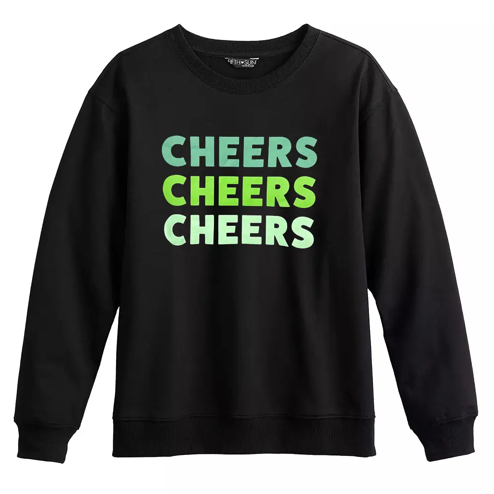 Holiday Theme Sweatshirt for Women, Festive Cotton Blend Tops with Comfortable Long Sleeves, Polyester, Style, Casual, Pullover, Crew Neck, Graphic Print, Fabric, Lady, Round Neck, Clothes, Hoodie, Imported, Comfortable Wear, Machine Washable