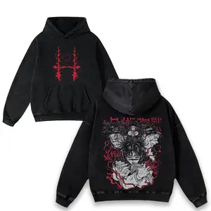 Choso Blood Manipulation v3 JJk Jujutsu Kaisen Anime Manga 2 Sided Washed T-shirt Cotton Unisex Menswear Graphic Tee American Made Oversized Fit One Piece Devil Fruit vintage clothing men