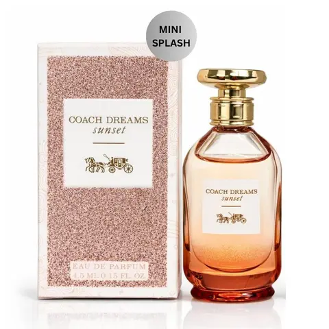Coach Dreams Sunset Eau de Parfum For Women [ Mini Splash ] 0.15 OZ / 4.5 ML