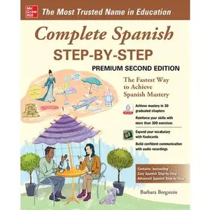Complete Spanish Step-By-Step, Premium Second Edition -- Barbara Bregstein, Paperback