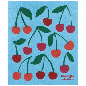Now Design - Ecologie Swedish Sponge Cloth Wild Cherries