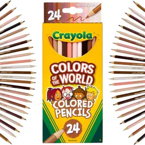 Colors of the World Skin Tone Colored Pencils, 24 Count