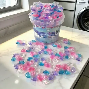 5-In-1 Laundry Clean Pods 80 Count, Enhanced Fragrance Scented Laundry Detergent Pods for Powerful Stain Removal, Environmentally Friendly, Softens Clothes